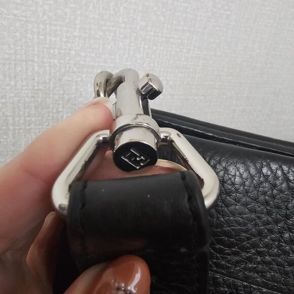 Fendi Black Monster Romano Selleria Leather Peekaboo ISeeU Large Briefcase - Picture 5 of 16